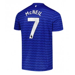 Everton Dwight McNeil #7 Thuis tenue 2025-26 Korte Mouw